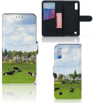 B2Ctelecom Samsung Galaxy M10 Telefoonhoesje met Pasjes Koeien