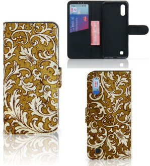 B2Ctelecom Samsung Galaxy M10 Wallet Case Barok Goud