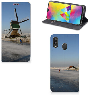 B2Ctelecom Samsung Galaxy M20 Book Cover Schaatsers Friesland