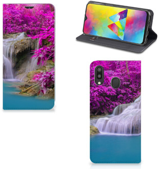 B2Ctelecom Samsung Galaxy M20 Book Cover Waterval