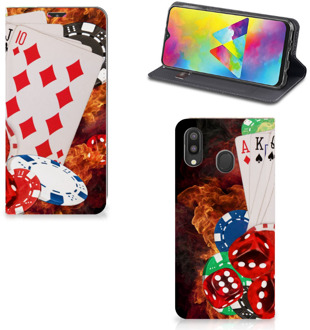 B2Ctelecom Samsung Galaxy M20 Hippe Standcase Casino