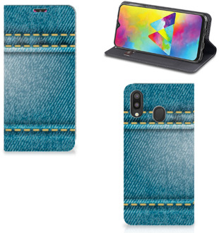 B2Ctelecom Samsung Galaxy M20 Hippe Standcase Jeans