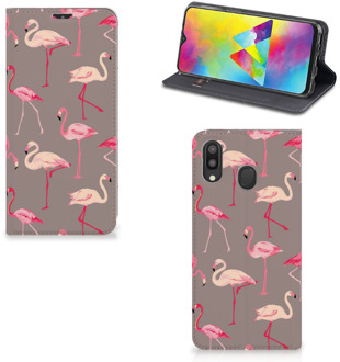 B2Ctelecom Samsung Galaxy M20 Hoesje maken Flamingo