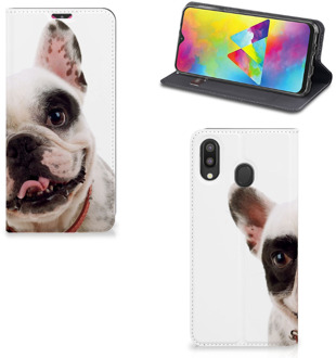 B2Ctelecom Samsung Galaxy M20 Hoesje maken Franse Bulldog