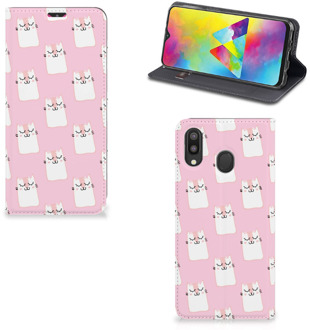 B2Ctelecom Samsung Galaxy M20 Hoesje maken Sleeping Cats