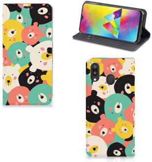 B2Ctelecom Samsung Galaxy M20 Magnet Case Bears