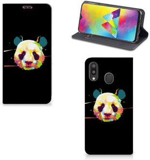 B2Ctelecom Samsung Galaxy M20 Magnet Case Panda Color