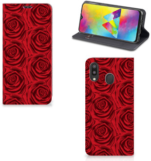 B2Ctelecom Samsung Galaxy M20 Smart Cover Rood Rose