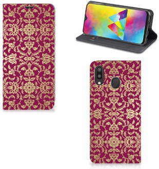 B2Ctelecom Samsung Galaxy M20 Telefoon Hoesje Barok Pink