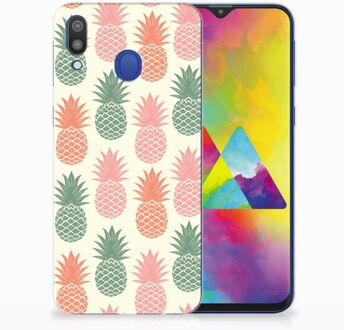 B2Ctelecom Samsung Galaxy M20 TPU Hoesje Design Ananas