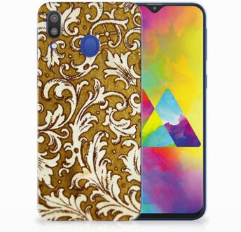 B2Ctelecom Samsung Galaxy M20 TPU Hoesje Design Barok Goud