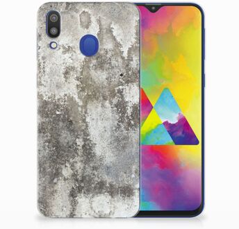 B2Ctelecom Samsung Galaxy M20 TPU Hoesje Design Beton