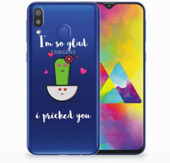 B2Ctelecom Samsung Galaxy M20 TPU Hoesje Design Cactus Glad