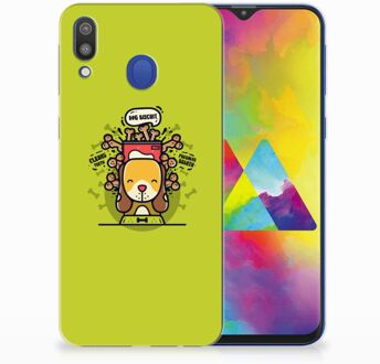 B2Ctelecom Samsung Galaxy M20 TPU Hoesje Design Doggy Biscuit