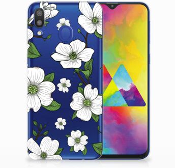 B2Ctelecom Samsung Galaxy M20 TPU Hoesje Design Dogwood Flowers