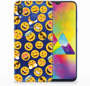 B2Ctelecom Samsung Galaxy M20 TPU Hoesje Design Emoji