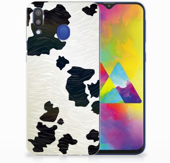 B2Ctelecom Samsung Galaxy M20 TPU Hoesje Design Koeienvlekken