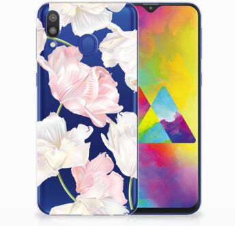 B2Ctelecom Samsung Galaxy M20 TPU Hoesje Design Lovely Flowers