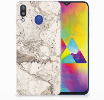 B2Ctelecom Samsung Galaxy M20 TPU Hoesje Design Marmer Beige