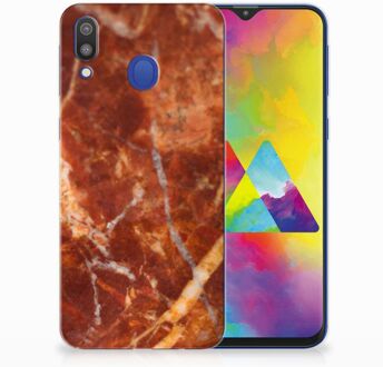 B2Ctelecom Samsung Galaxy M20 TPU Hoesje Design Marmer Bruin