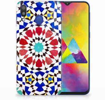 B2Ctelecom Samsung Galaxy M20 TPU Hoesje Design Mozaïek