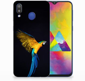 B2Ctelecom Samsung Galaxy M20 TPU Hoesje Design Papegaai