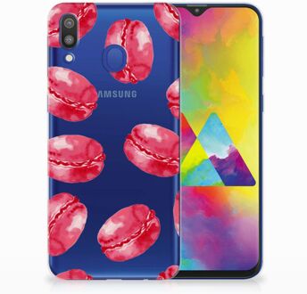 B2Ctelecom Samsung Galaxy M20 TPU Hoesje Design Pink Macarons