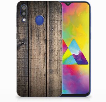 B2Ctelecom Samsung Galaxy M20 TPU Hoesje Design Steigerhout