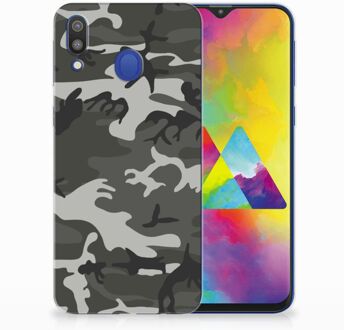 B2Ctelecom Samsung Galaxy M20 Uniek TPU Hoesje Army Light