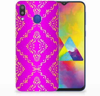 B2Ctelecom Samsung Galaxy M20 Uniek TPU Hoesje Barok Roze