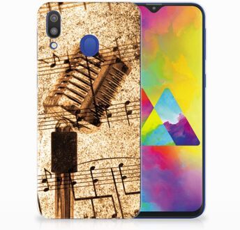 B2Ctelecom Samsung Galaxy M20 Uniek TPU Hoesje Bladmuziek