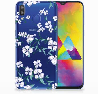 B2Ctelecom Samsung Galaxy M20 Uniek TPU Hoesje Blossom White