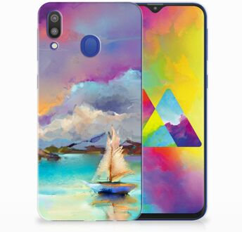 B2Ctelecom Samsung Galaxy M20 Uniek TPU Hoesje Boat