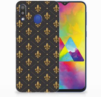 B2Ctelecom Samsung Galaxy M20 Uniek TPU Hoesje Franse Lelie