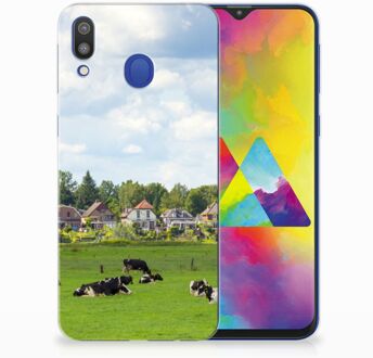 B2Ctelecom Samsung Galaxy M20 Uniek TPU Hoesje Koeien