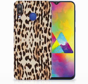 B2Ctelecom Samsung Galaxy M20 Uniek TPU Hoesje Leopard