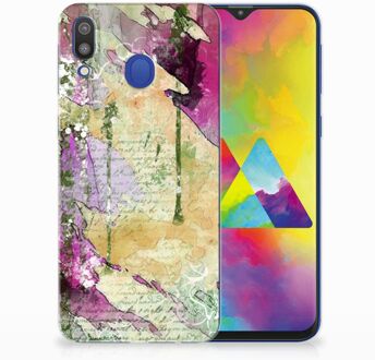 B2Ctelecom Samsung Galaxy M20 Uniek TPU Hoesje Letter Painting