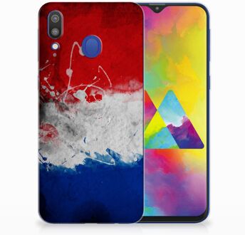 B2Ctelecom Samsung Galaxy M20 Uniek TPU Hoesje Nederlandse Vlag