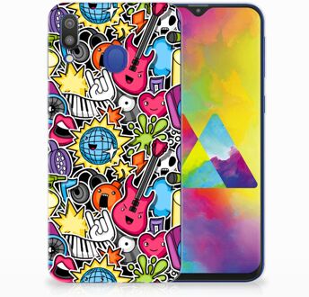 B2Ctelecom Samsung Galaxy M20 Uniek TPU Hoesje Punk Rock