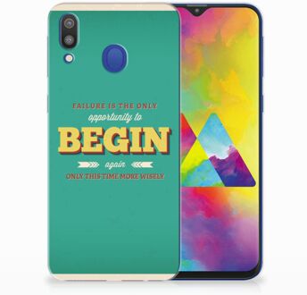 B2Ctelecom Samsung Galaxy M20 Uniek TPU Hoesje Quote Begin