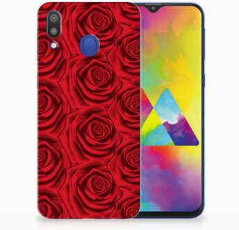 B2Ctelecom Samsung Galaxy M20 Uniek TPU Hoesje Red Roses