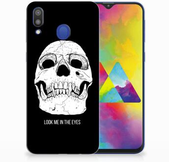 B2Ctelecom Samsung Galaxy M20 Uniek TPU Hoesje Skull Eyes