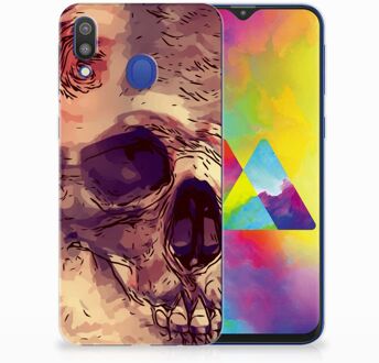 B2Ctelecom Samsung Galaxy M20 Uniek TPU Hoesje Skullhead