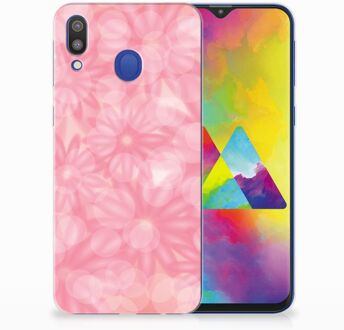 B2Ctelecom Samsung Galaxy M20 Uniek TPU Hoesje Spring Flowers