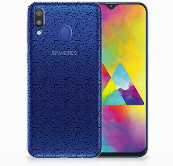 B2Ctelecom Samsung Galaxy M20 Uniek TPU Hoesje Stripes Dots