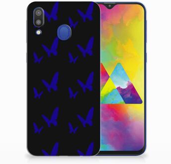 B2Ctelecom Samsung Galaxy M20 Uniek TPU Hoesje Vlinder Patroon