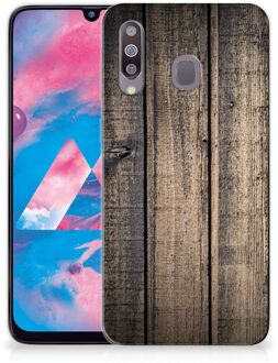 B2Ctelecom Samsung Galaxy M30 Bumper Hoesje Steigerhout