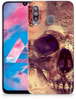 B2Ctelecom Samsung Galaxy M30 Silicone Back Case Skullhead