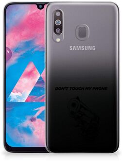 B2Ctelecom Samsung Galaxy M30 Silicone-hoesje Gun DTMP