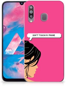 B2Ctelecom Samsung Galaxy M30 Silicone-hoesje Woman DTMP